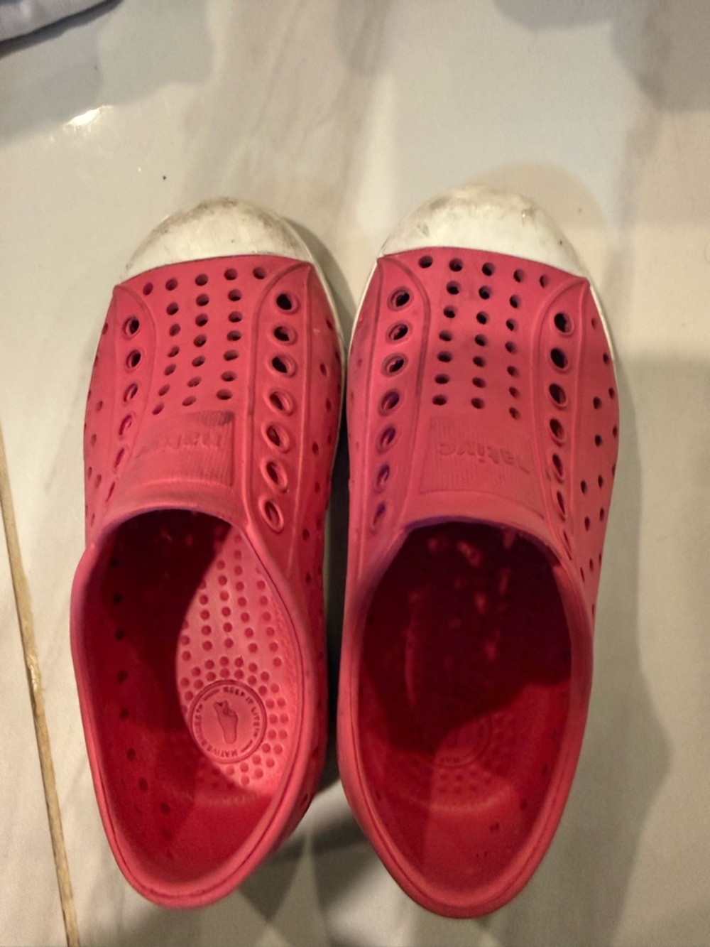 Native Shoes Kids Pink Slip-On Water Shoes
